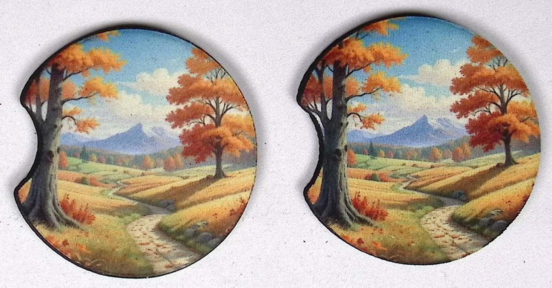 Fall Car Coaster - 0004 product photo