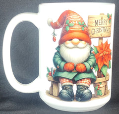 Gnome Christmas 15 oz Mug