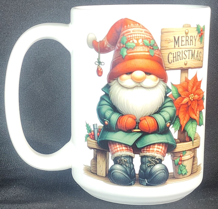 Gnome Christmas 15 oz Mug