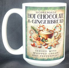 Hot Chocolate Christmas 15 oz Mug
