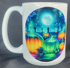 Neon Pumpkin 15 Oz Mug