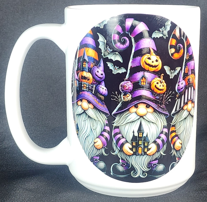 Mythical Halloween Gnomes 15 Oz Mug