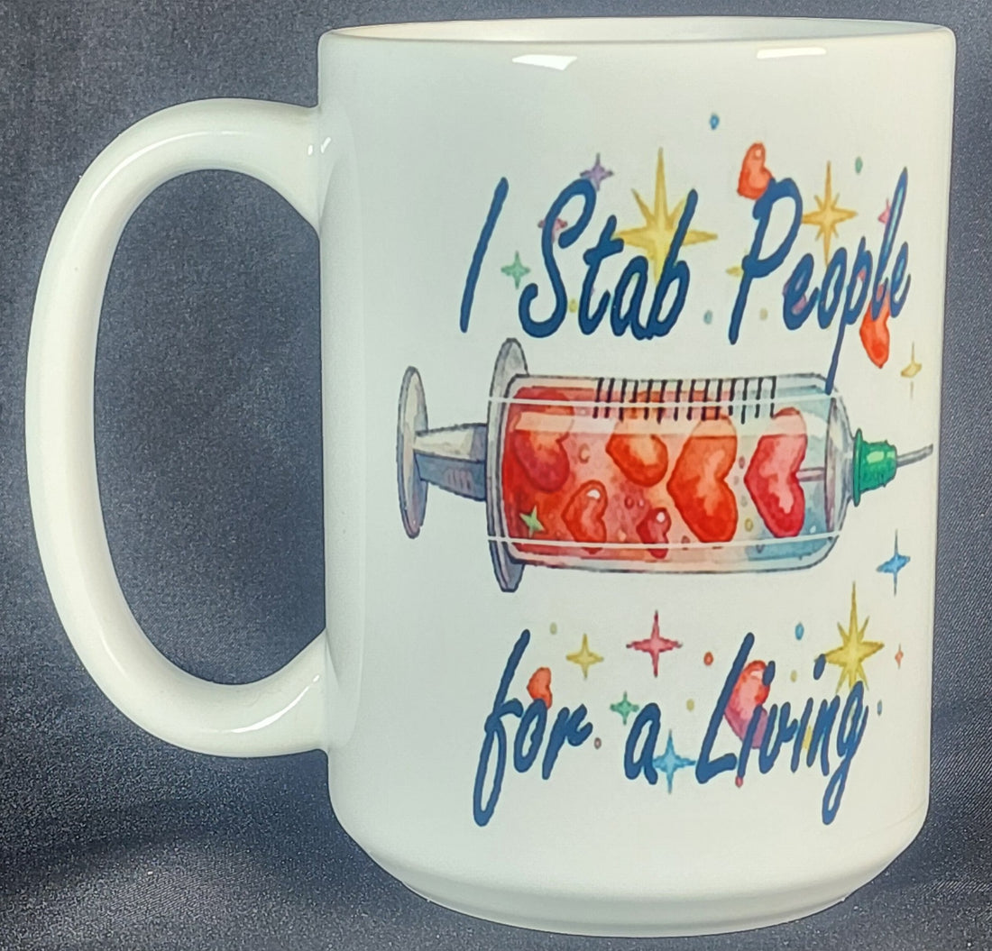 I Stab People 15 Oz Mug