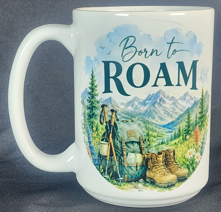 Born To Roam 15 Oz Mug