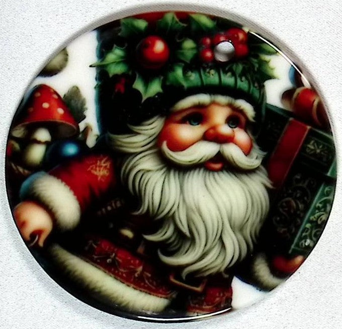 Ceramic Christmas Ornament - 2 Sided
