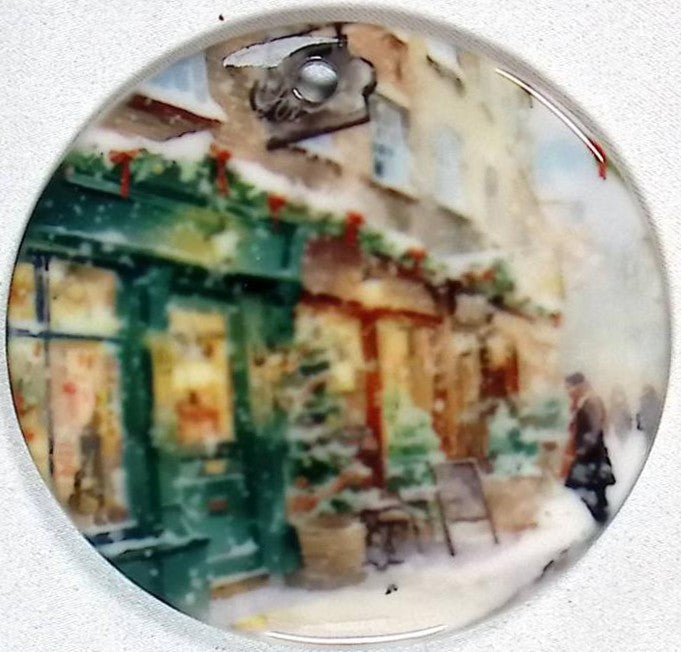 Ceramic Christmas Ornament - 2 Sided