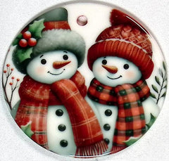 Ceramic Christmas Ornament - 2 Sided