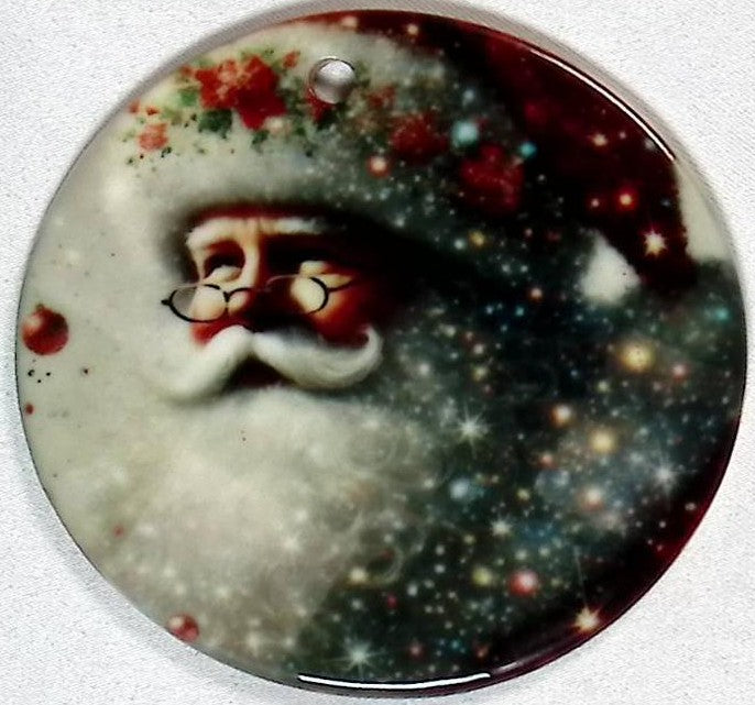 Ceramic Christmas Ornament - 2 Sided