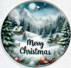 Ceramic Christmas Ornament - 2 Sided