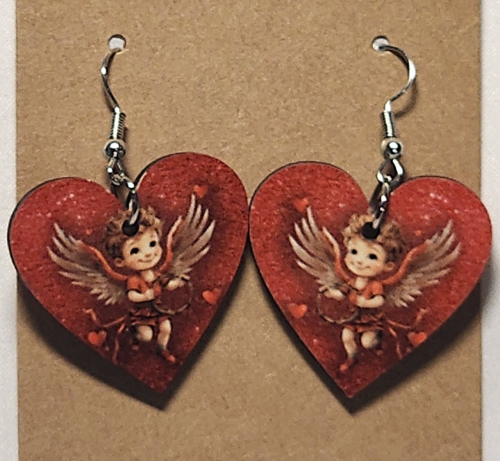 Valentines Heart Earrings - 0001 product photo