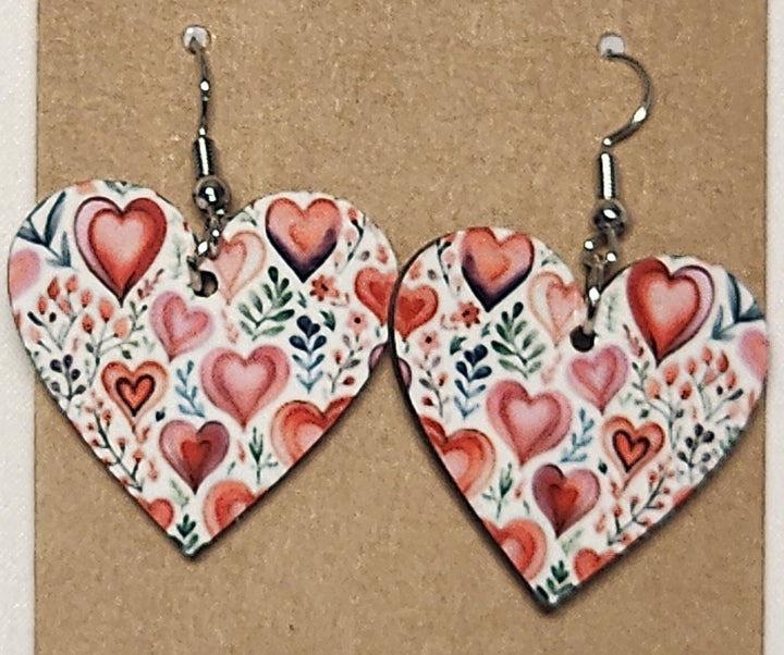 Valentines Heart Earrings - 0004 product photo