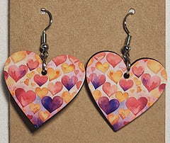 Valentines Heart Earrings - 0007 product photo