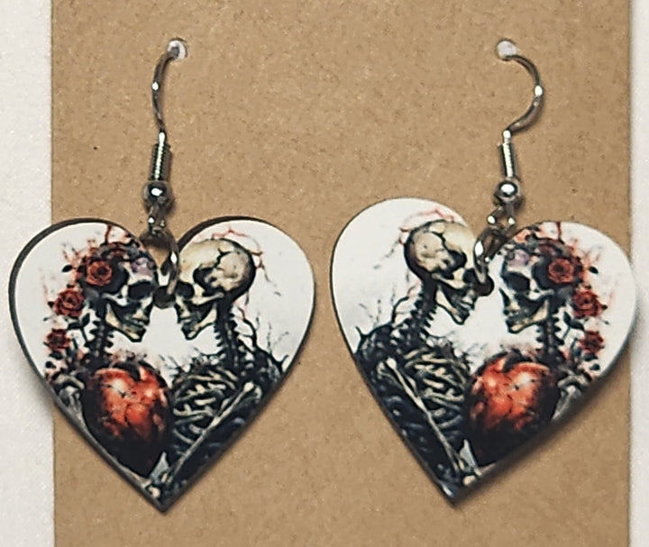 Valentines Heart Earrings - 0012 product photo