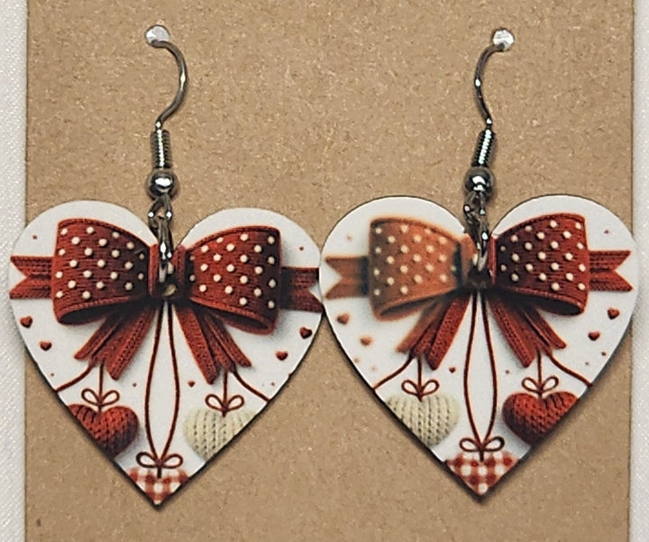 Valentines Heart Earrings - 0015 product photo