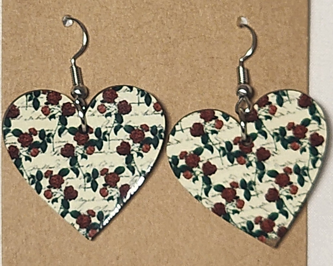 Valentines Heart Earrings - 0016 product photo