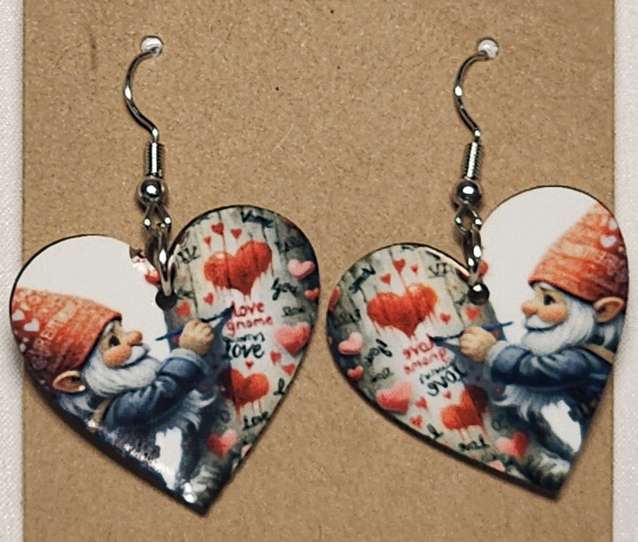 Valentines Heart Earrings - 0021 product photo