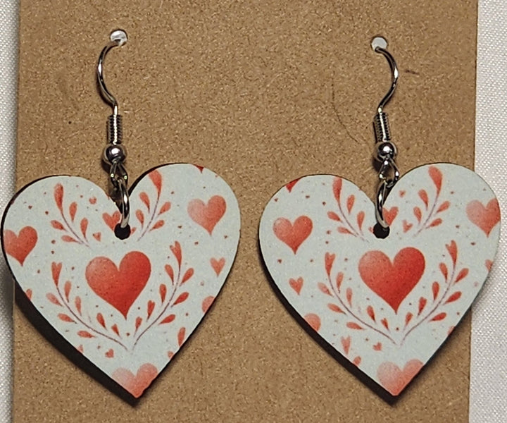 Valentines Heart Earrings - 0028 product photo