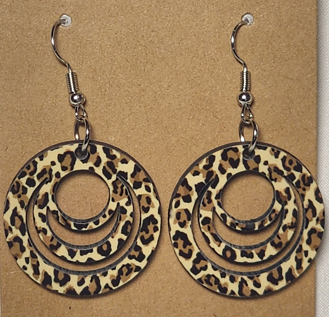 Abstract 3-Ring Earrings - 0004 product photo