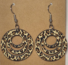 Abstract 3-Ring Earrings - 0004 product photo