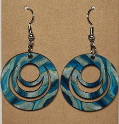 Abstract 3-Ring Earrings - 0006 product photo