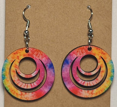 Abstract 3-Ring Earrings - 0007 product photo