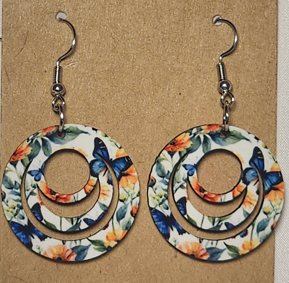 Animals 3-Ring Earrings - 0001 product photo
