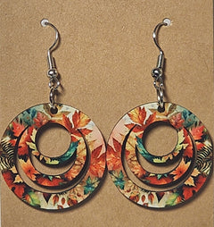 Fall 3-Ring Earrings - 0004 product photo