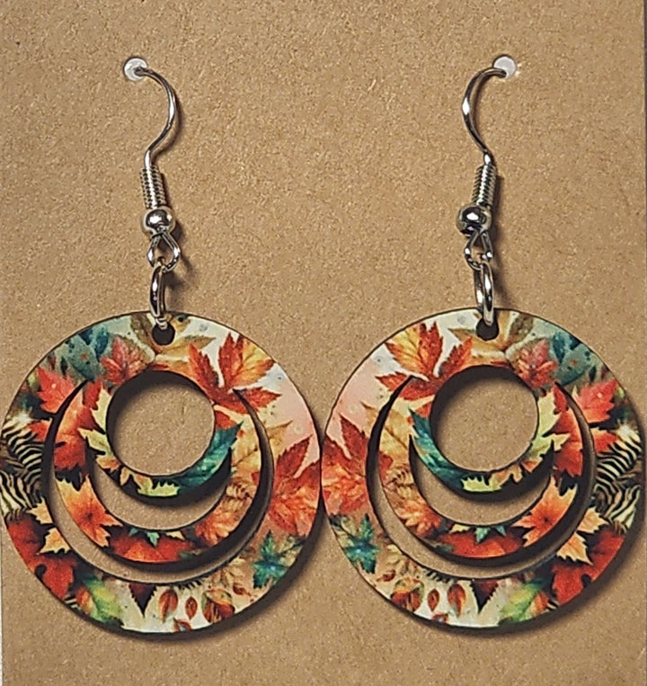 Fall 3-Ring Earrings - 0004 product photo