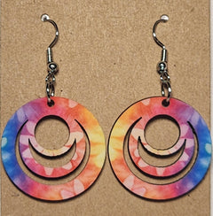 Floral 3-Ring Earrings - 0003 product photo
