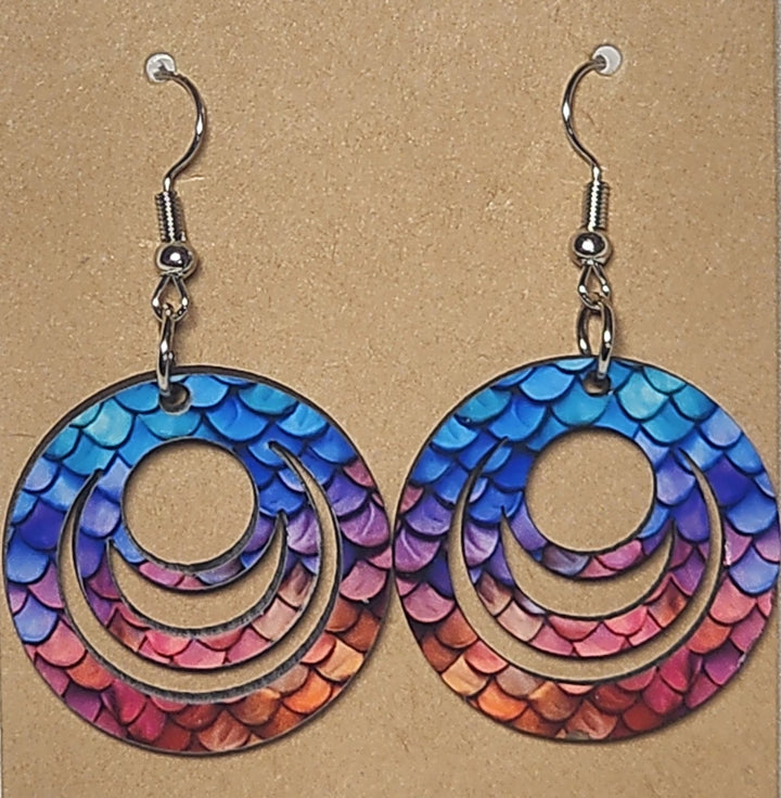 Mythical 3-Ring Earrings - 0001 product photo
