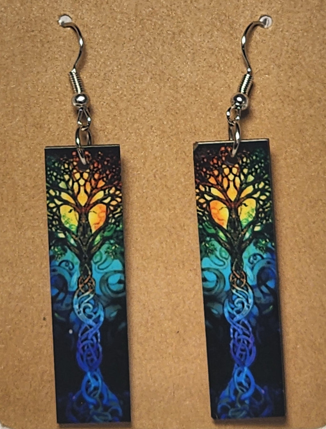 St Patricks Strip Earrings - 0001 product photo