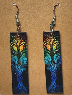 St Patricks Strip Earrings - 0001 product photo