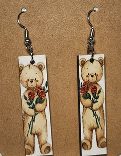 Valentines Strip Earrings - 0001 product photo