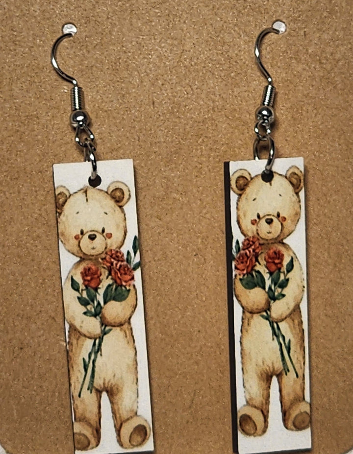 Valentines Strip Earrings - 0001 product photo