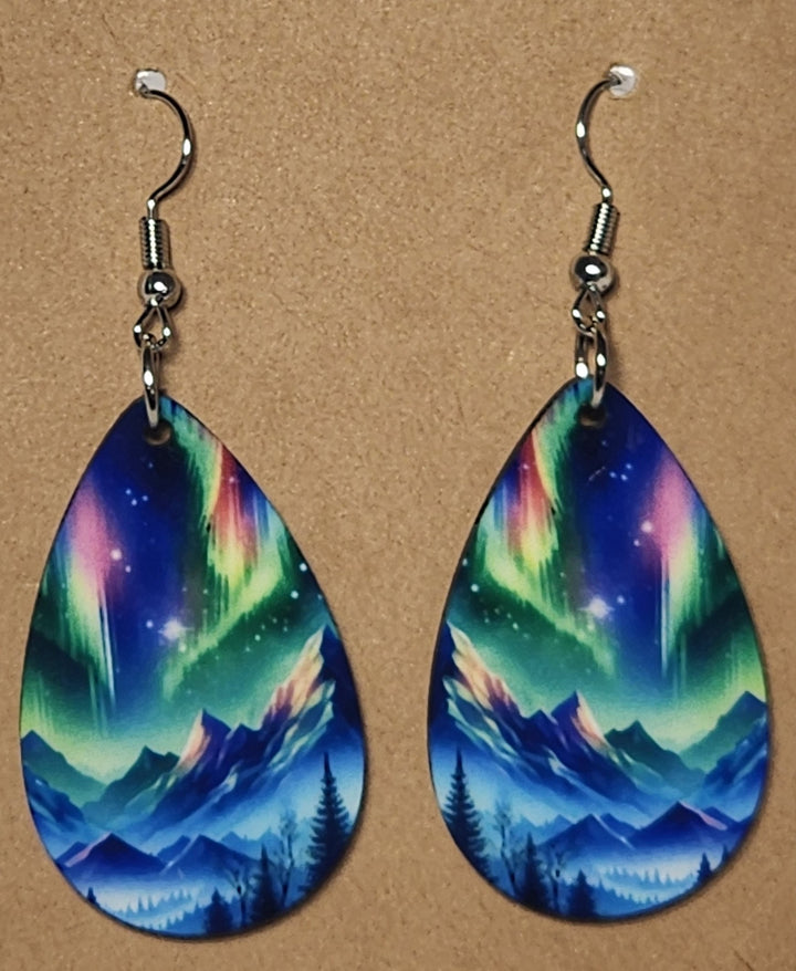 Abstract Teardrop Earrings - 0002 product photo