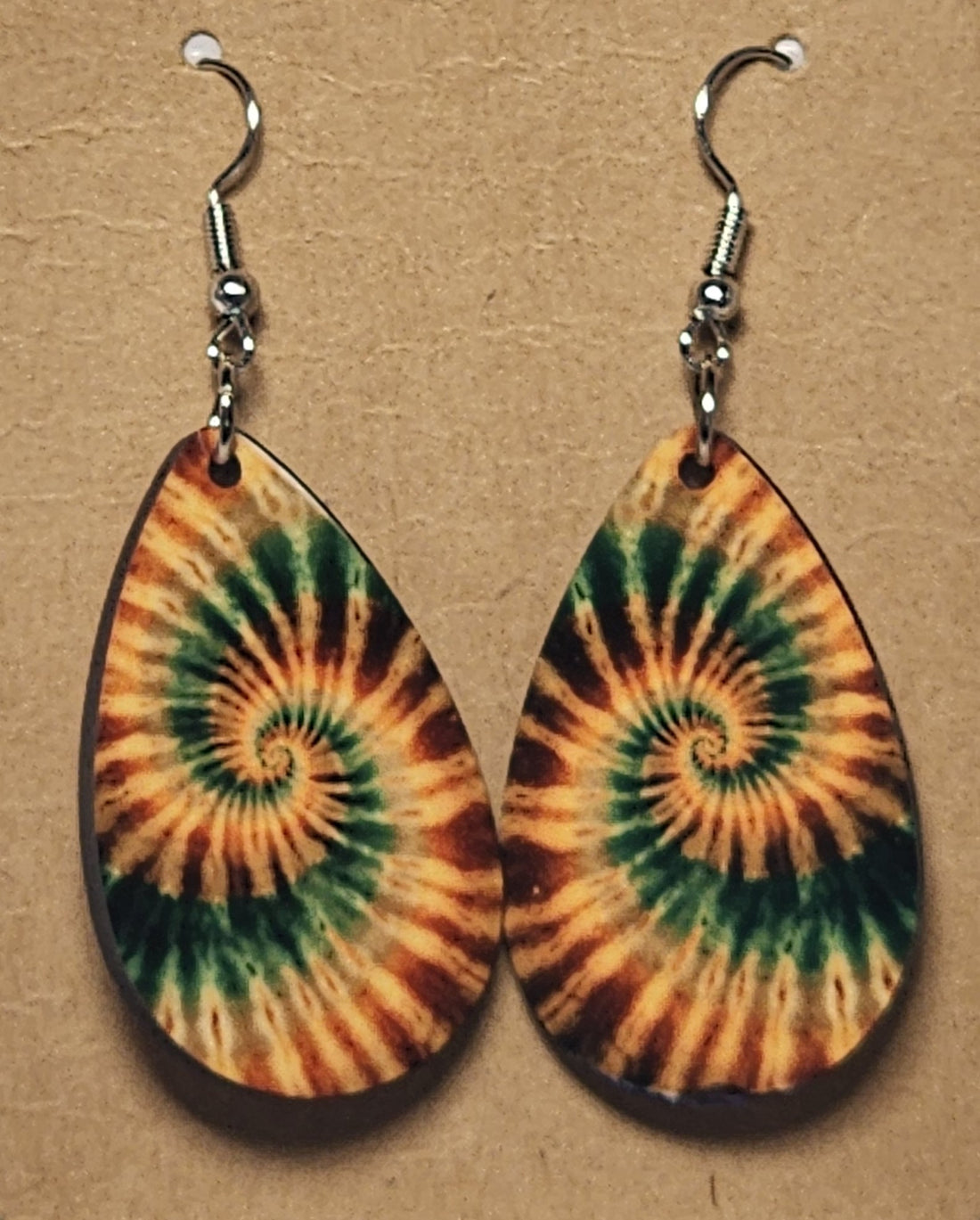Abstract Teardrop Earrings - 0008 product photo