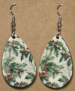 Christmas Teardrop Earrings - 0002 product photo