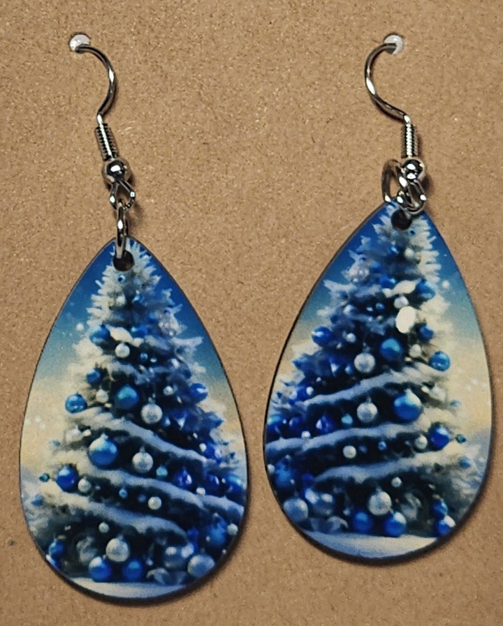 Christmas Teardrop Earrings - 0003 product photo