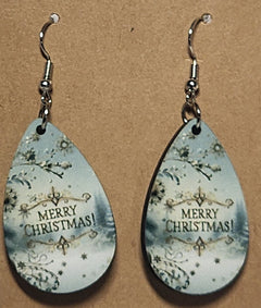 Christmas Teardrop Earrings - 0012 product photo