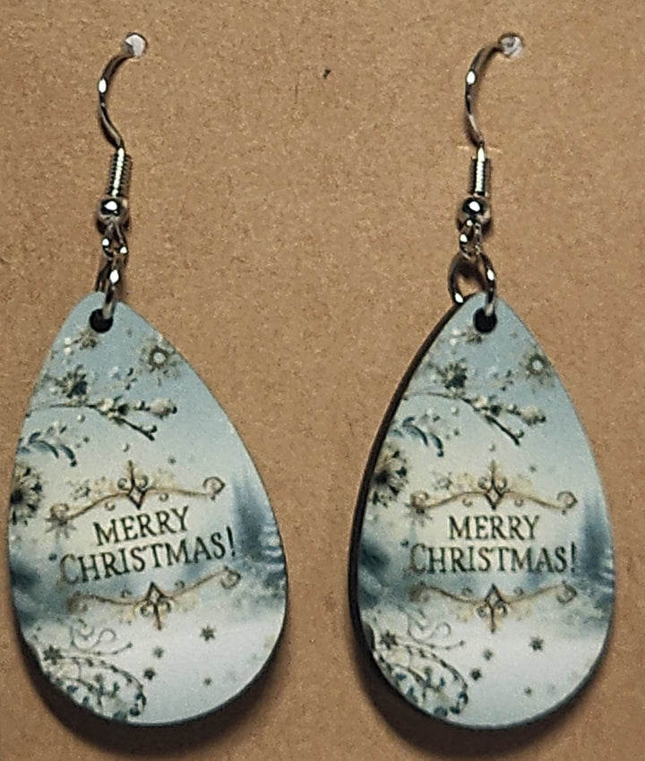 Christmas Teardrop Earrings - 0012 product photo