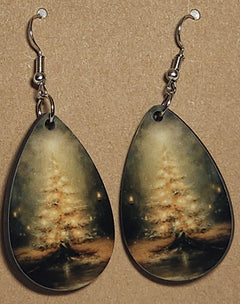 Christmas Teardrop Earrings - 0015 product photo
