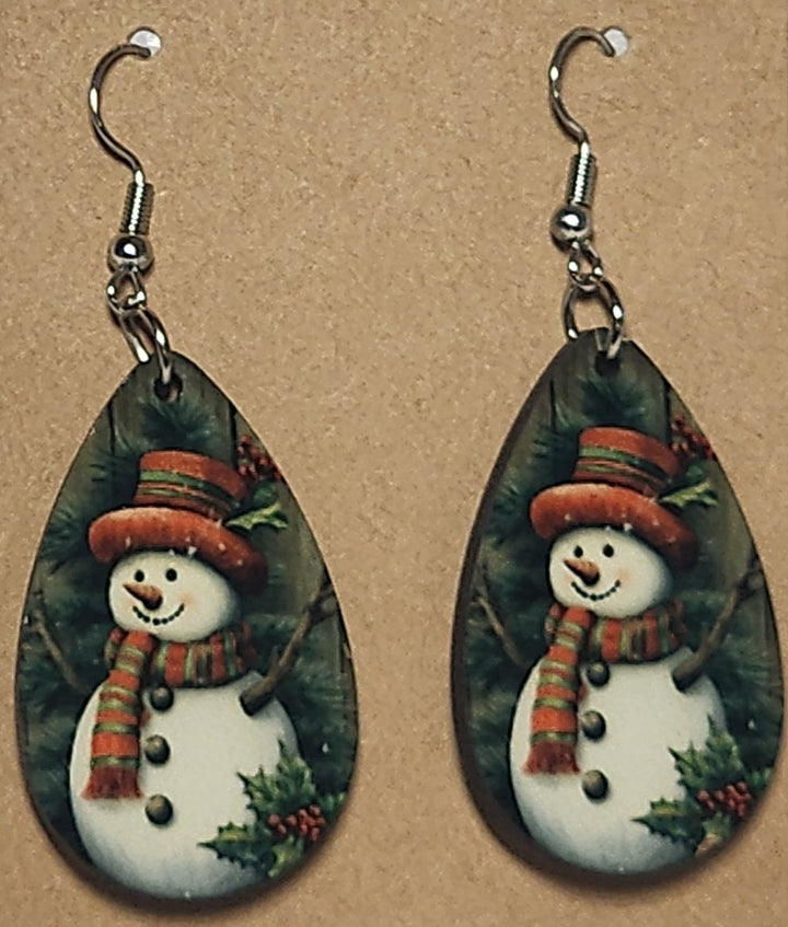 Christmas Teardrop Earrings - 0017 product photo