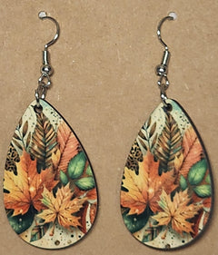 Fall Teardrop Earrings - 0001 product photo