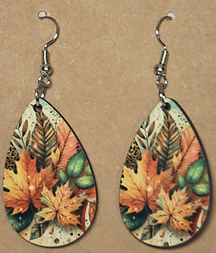 Fall Teardrop Earrings - 0001 product photo
