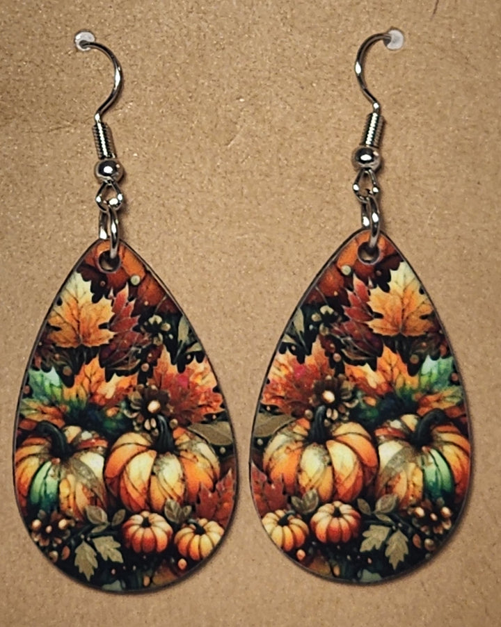 Fall Teardrop Earrings - 0002 product photo