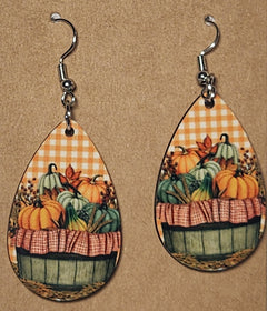 Fall Teardrop Earrings - 0005 product photo