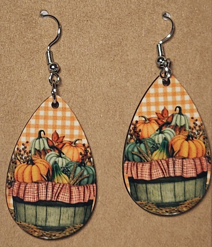 Fall Teardrop Earrings - 0005 product photo
