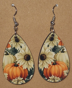 Fall Teardrop Earrings - 0008 product photo