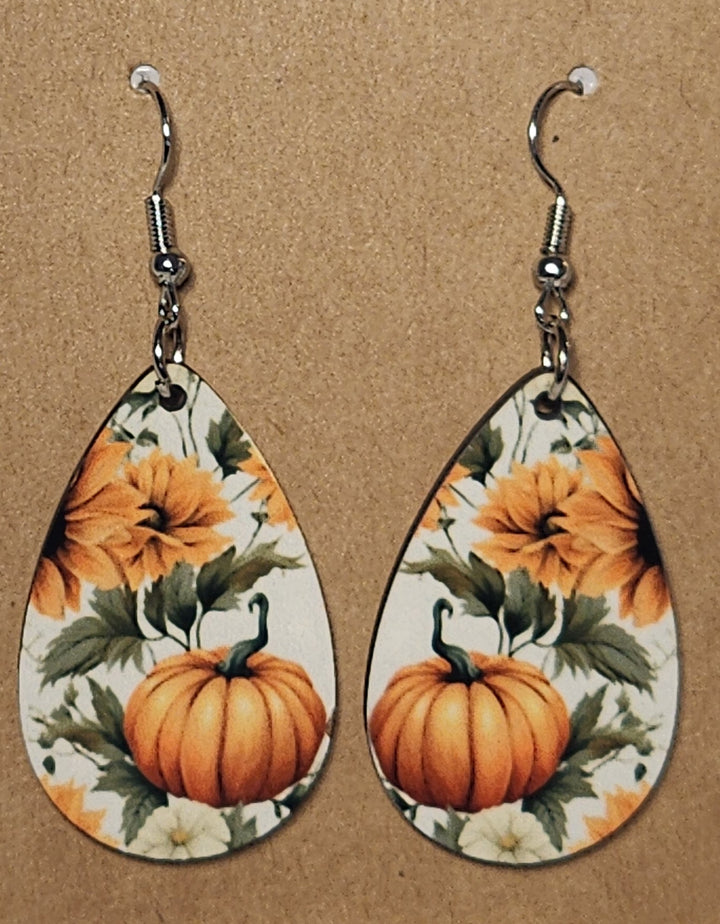 Fall Teardrop Earrings - 0009 product photo