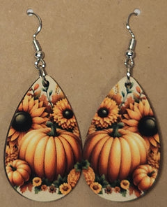 Fall Teardrop Earrings - 0011 product photo